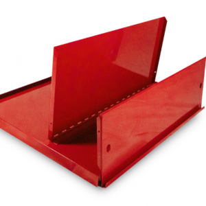 ToolTruck Red Foldable Side Shelf with Rubber Mat