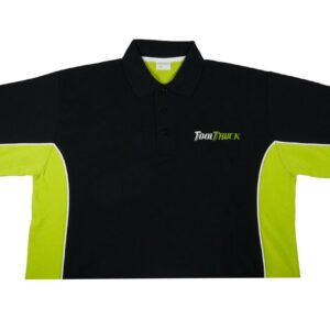 ToolTruck Polo Shirt Black & Green - L