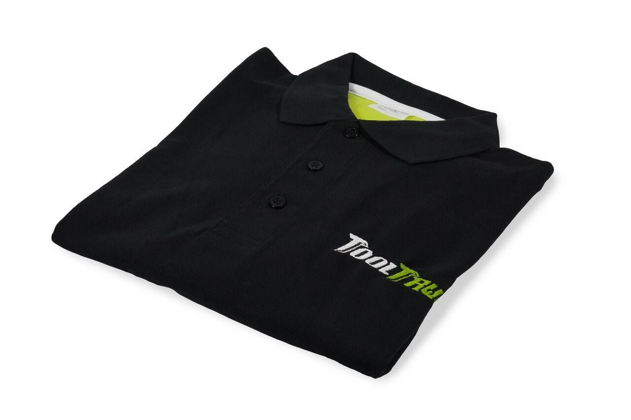 ToolTruck Polo Shirt Black & Green - L - Image 2